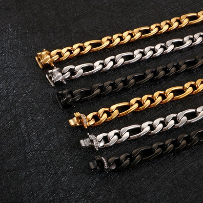 European And American Hip Hop 18k Gold Men's Bracelet Wholesale