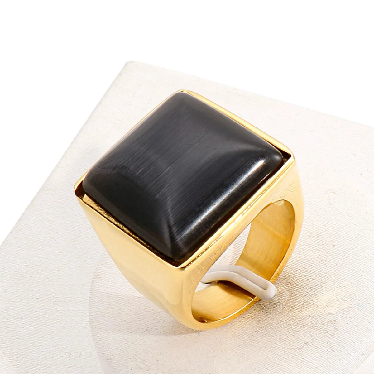 Stainless Steel 18K Gold Plated Fashion Geometric No Inlaid