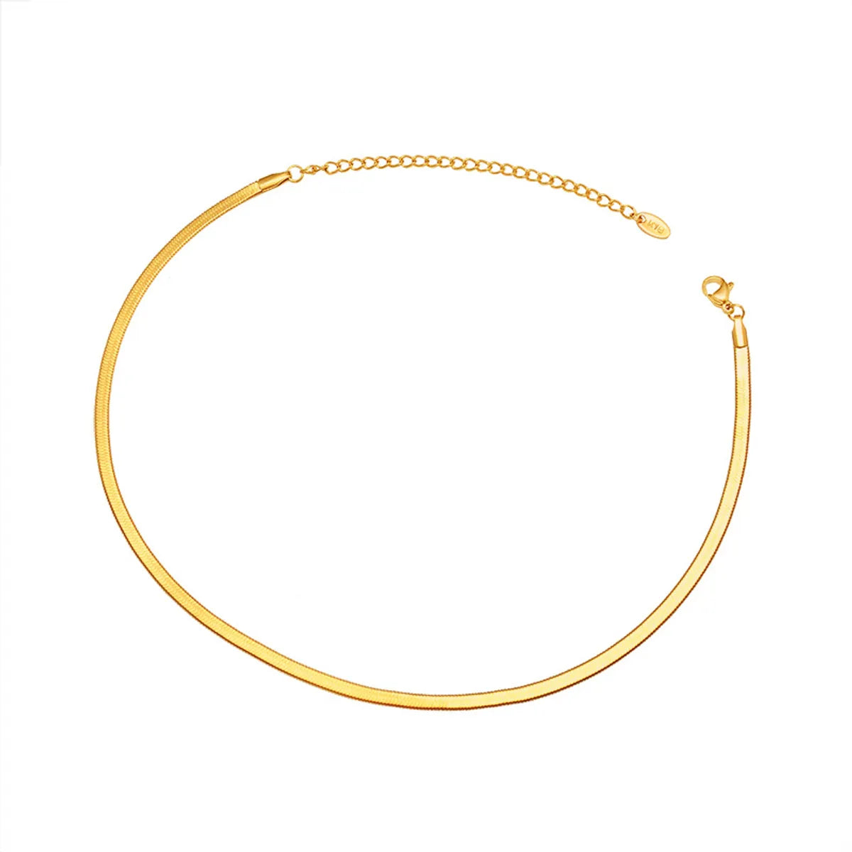 Wholesale Jewelry Fashion Geometric 304 Stainless Steel 18K Gold Plated Plating Choker