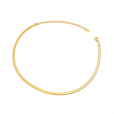 Wholesale Jewelry Fashion Geometric 304 Stainless Steel 18K Gold Plated Plating Choker