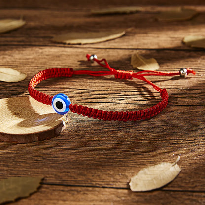 European And American New Blue Eyes Evil Eyes Red Rope Bracelet Wholesale