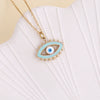 Stainless Steel 18K Gold Plated Stoving Varnish Eye