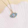 Stainless Steel 18K Gold Plated Stoving Varnish Eye