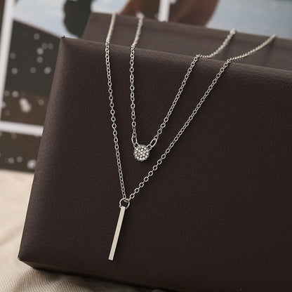 Retro Geometric Alloy Wholesale Pendant Necklace