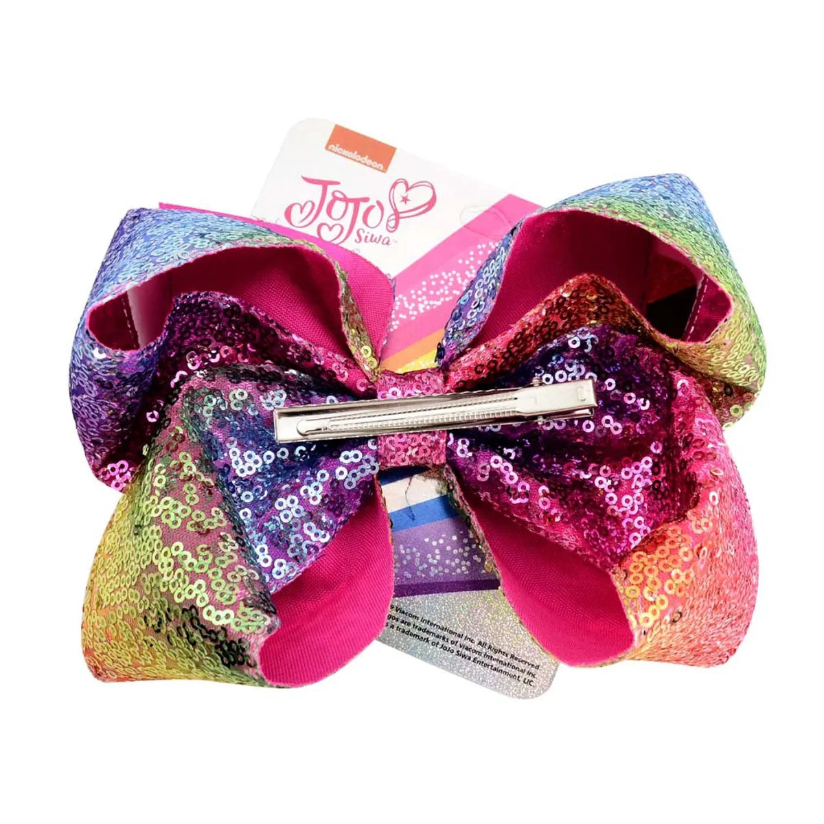 European And American New Sequins Gradient Big Bow Hairpin