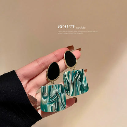 Fashion Geometric Arylic No Inlaid Earrings