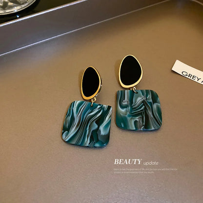 Fashion Geometric Arylic No Inlaid Earrings