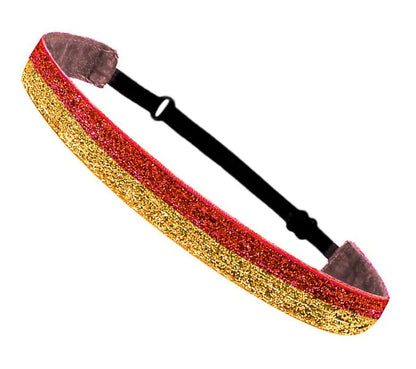 Sequins Children'S Sports Hair Band Elastic Elastic Onion Velvet Headband Glitter Hair Band Headdress Wholesale