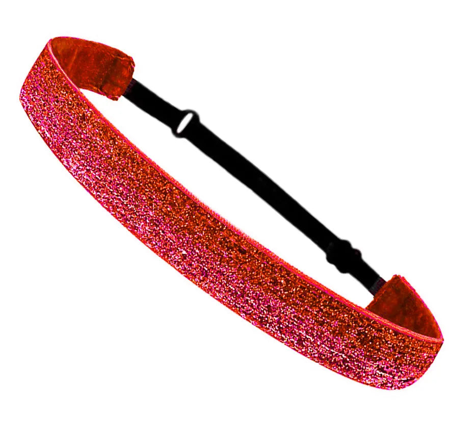 Sequins Children'S Sports Hair Band Elastic Elastic Onion Velvet Headband Glitter Hair Band Headdress Wholesale