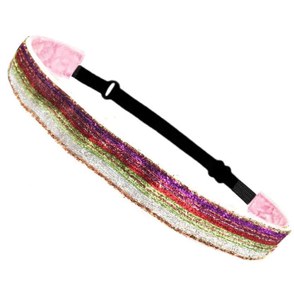 Sequins Children'S Sports Hair Band Elastic Elastic Onion Velvet Headband Glitter Hair Band Headdress Wholesale