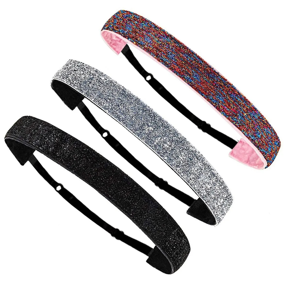 Sequins Children'S Sports Hair Band Elastic Elastic Onion Velvet Headband Glitter Hair Band Headdress Wholesale