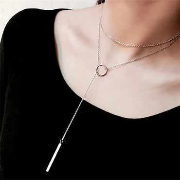 Fashion Geometric Alloy Plating Women's Necklace