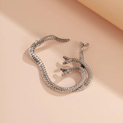 Wholesale Jewelry Exaggerated Classic Style Animal Snake Alloy Irregular Ear Clips