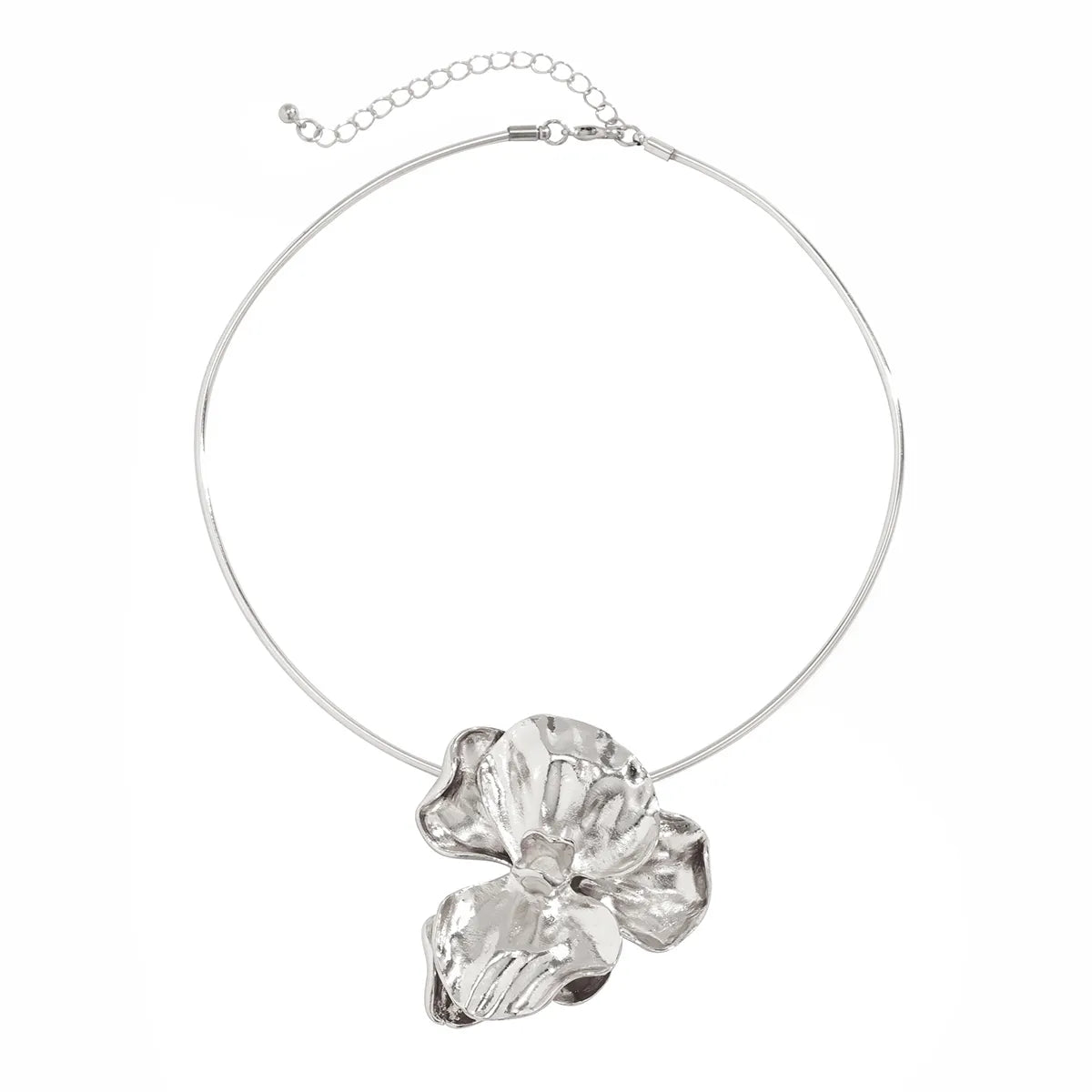 Exaggerated Classic Style Flower Alloy Iron Women's Necklace