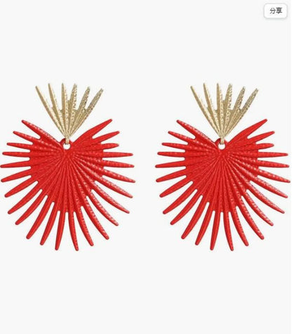 Exaggerated Fashion Geometric Plating Alloy Earrings