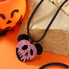 Exaggerated Funny Skull Arylic Halloween Easter Unisex Pendant Necklace