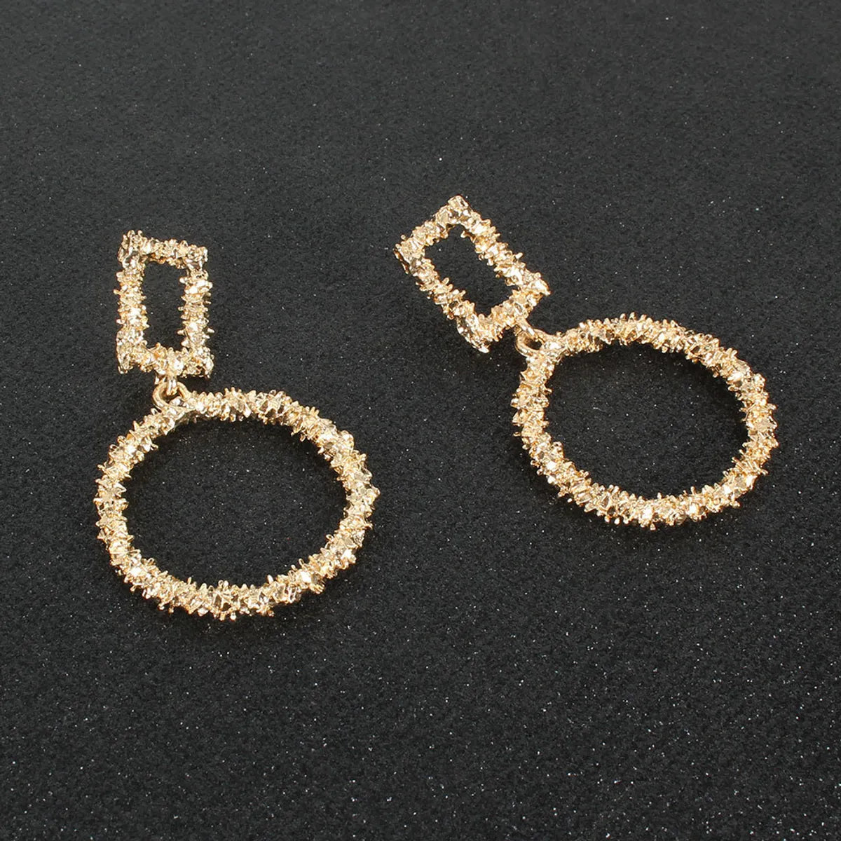 Exaggerated Minimalist Gold Alloy Drop-shaped Earrings Wholesale Gooddiy