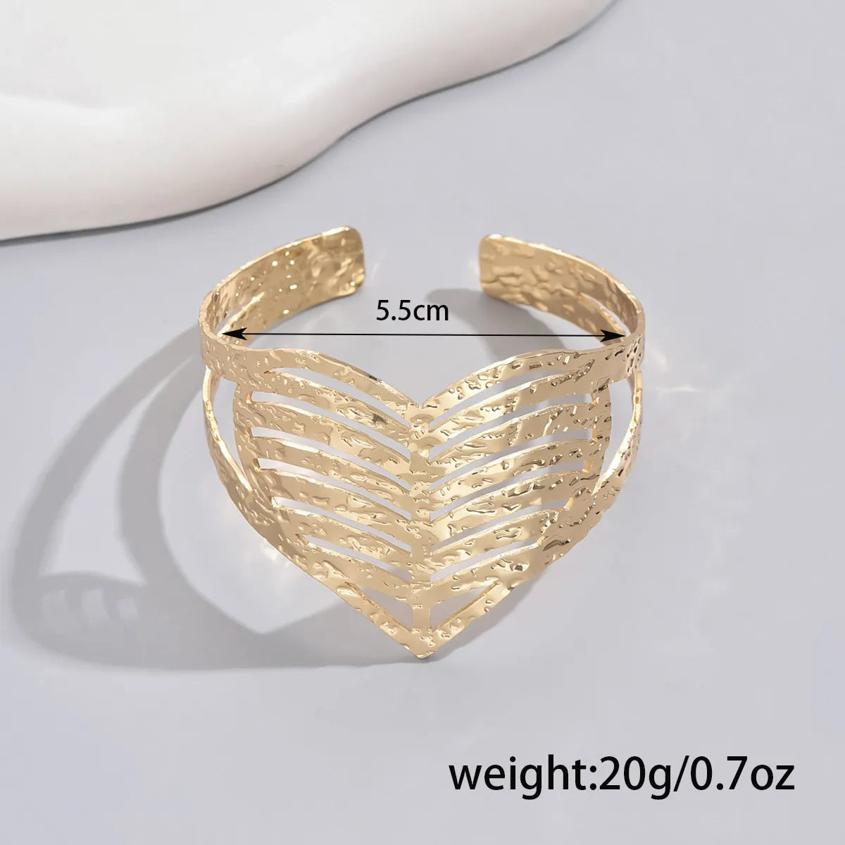 Exaggerated Punk Geometric Iron Wholesale Bangle