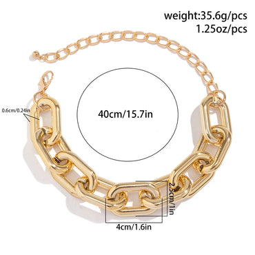 Exaggerated Simple Style Classic Style Irregular Ccb Wholesale Necklace