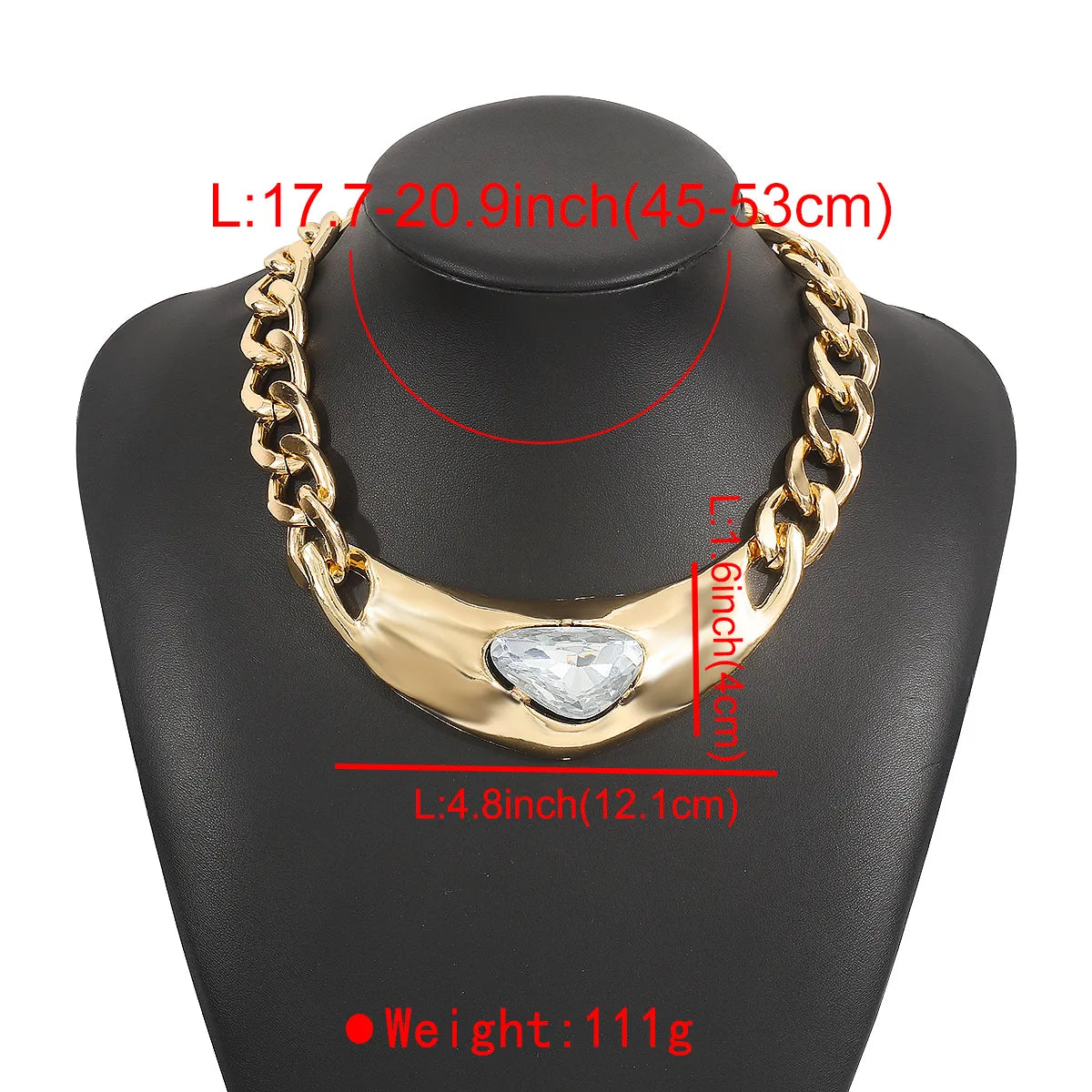 Exaggerated Simple Style Geometric Alloy Inlay Zircon Women's Earrings Necklace