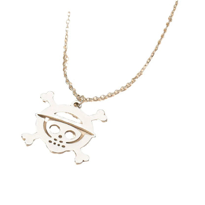 Exaggerated Skull Alloy Plating Women'S Pendant Necklace