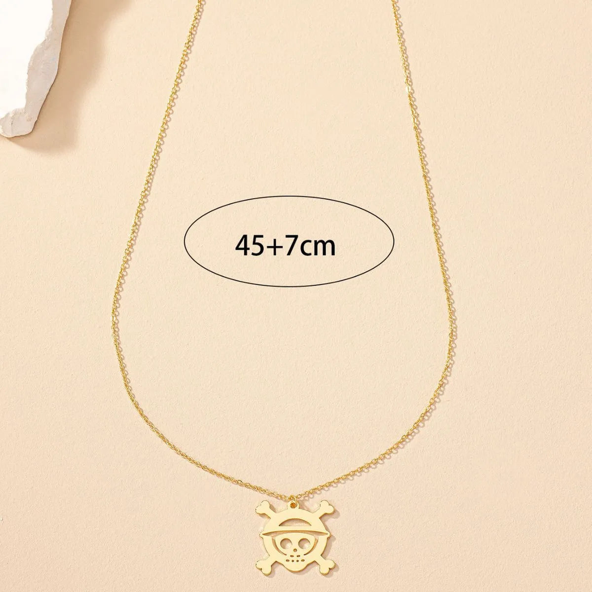 Exaggerated Skull Alloy Plating Women'S Pendant Necklace