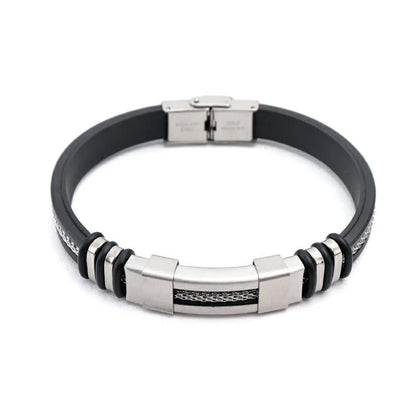 Exaggerated Square Titanium Steel Bangle 1 Piece