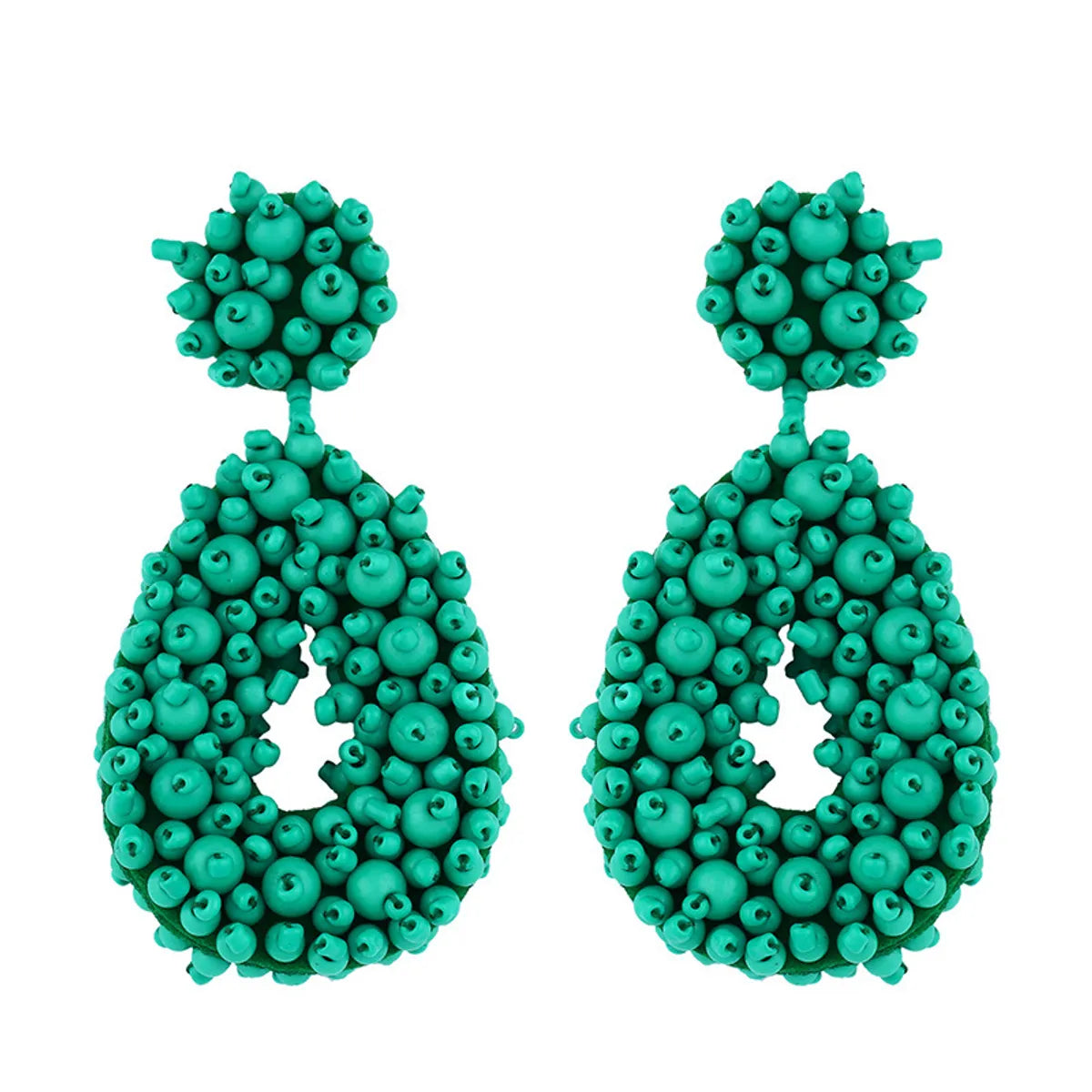 Fashion Water Droplets Alloy No Inlaid Earrings