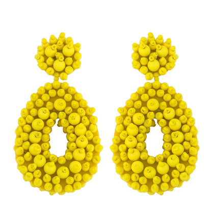 Fashion Water Droplets Alloy No Inlaid Earrings