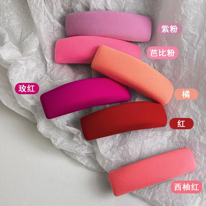 Fabric Three-Dimensional Sponge Color White Bb Clip Spring New Fashion