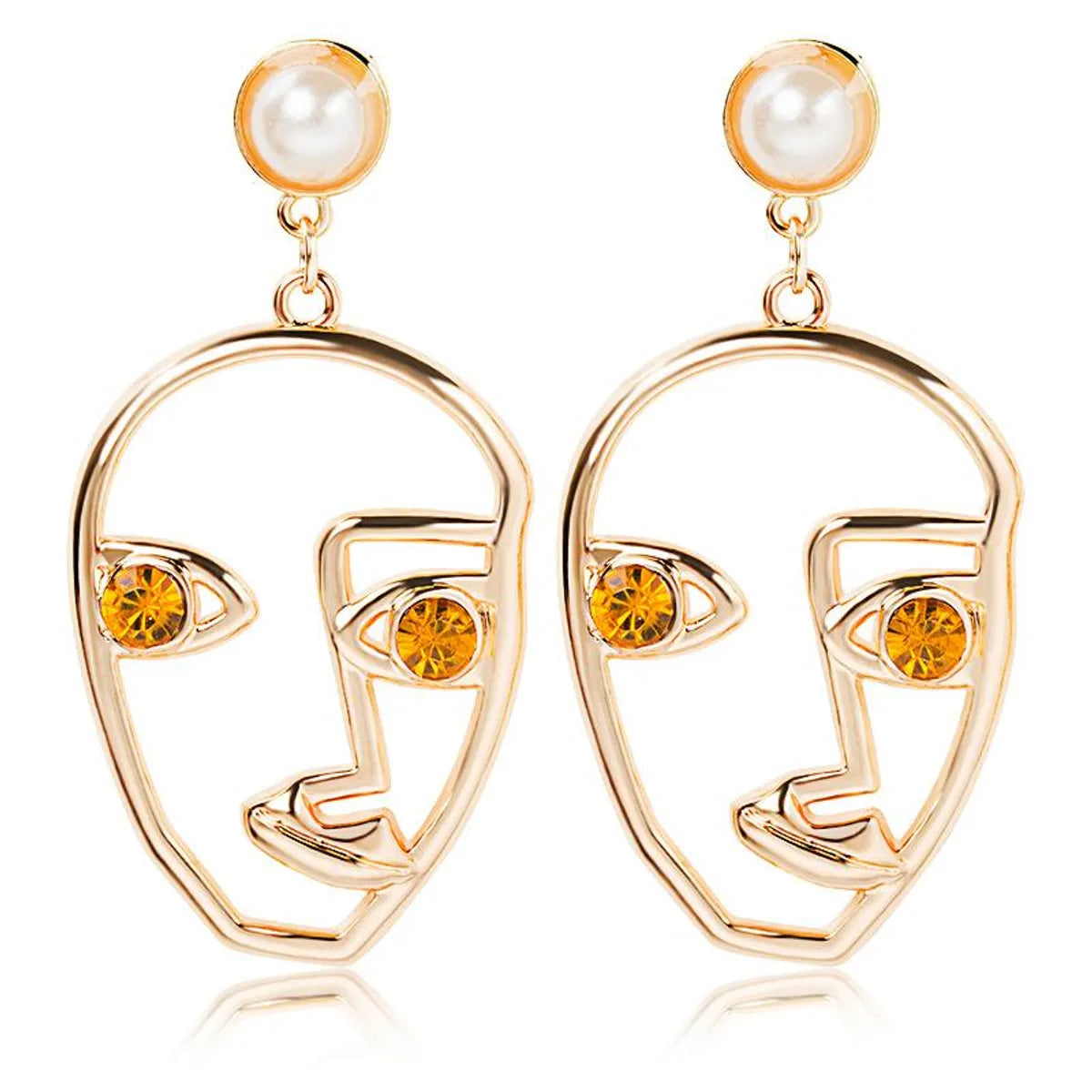 Face Mask Fashion Abstract Earrings Nhdp156848