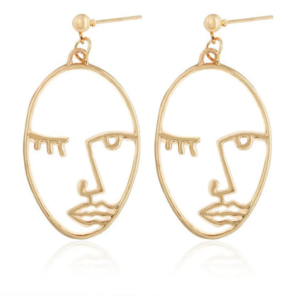 Face Mask Fashion Abstract Earrings Nhdp156848