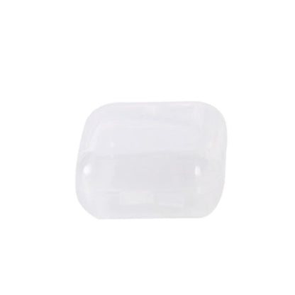 Factory Direct Plastic Transparent Small Square Box Jewelry Box Earplugs Small Box Jewelry Mini Storage Box Can Be Fixed LOGO