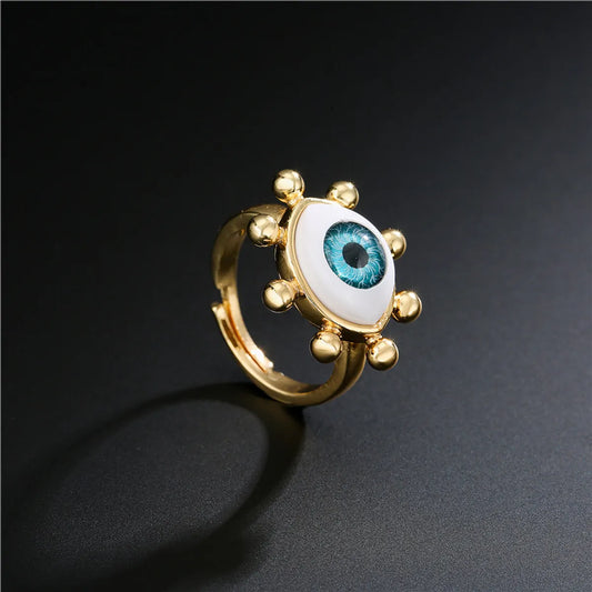 Fahsion Three-dimensional Devil's Eye Ring