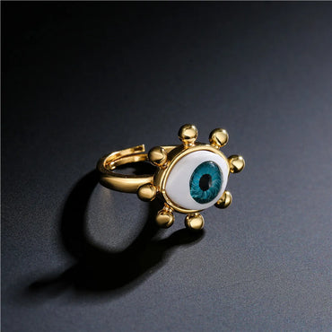 Fahsion Three-dimensional Devil's Eye Ring