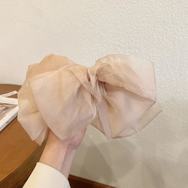 Fairy Style Bow Knot Alloy Organza Hair Clip