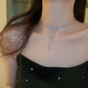 Fairy Style Elegant Lady Water Droplets Alloy Plating Inlay Rhinestones Women'S Choker