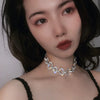 Fairy Style Elegant Lady Water Droplets Alloy Plating Inlay Rhinestones Women'S Choker