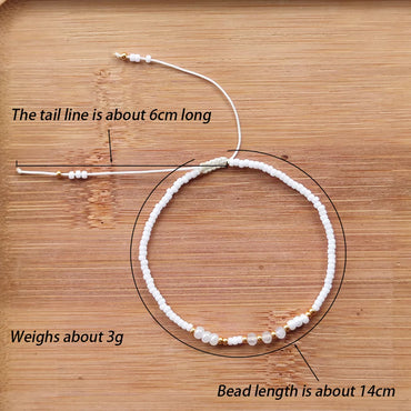 Fairy Style Elegant Simple Style Solid Color Natural Stone Glass Beaded Women's Bracelets