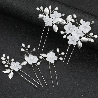 Fairy Style Flower Alloy Hairpin