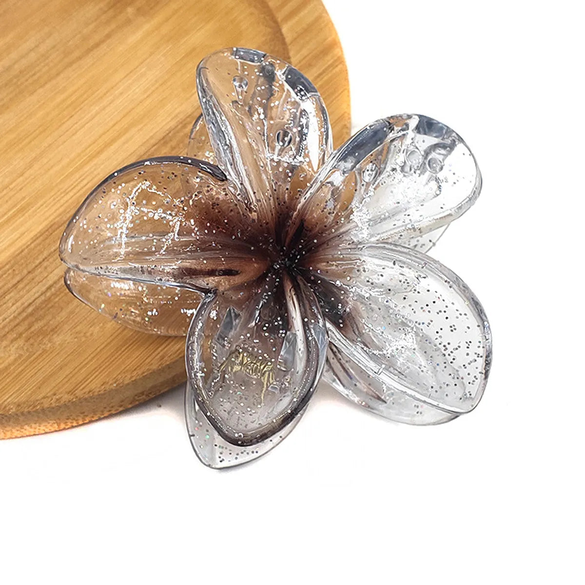 Fairy Style Flower Synthetic Resin Stoving Varnish Hair Claws