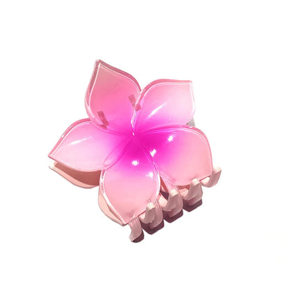 Fairy Style Flower Synthetic Resin Stoving Varnish Hair Claws