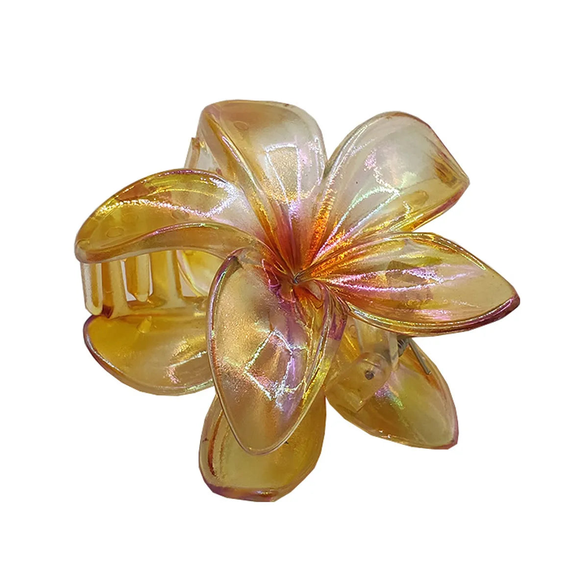 Fairy Style Flower Synthetic Resin Stoving Varnish Hair Claws