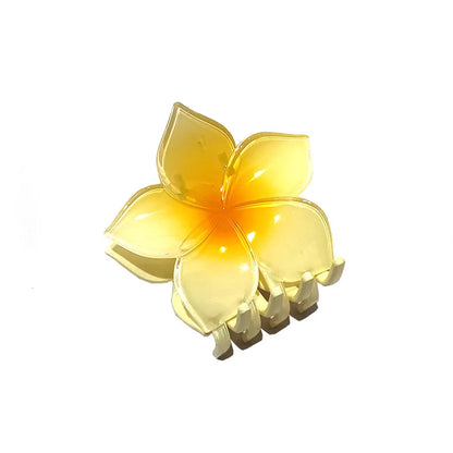 Fairy Style Flower Synthetic Resin Stoving Varnish Hair Claws