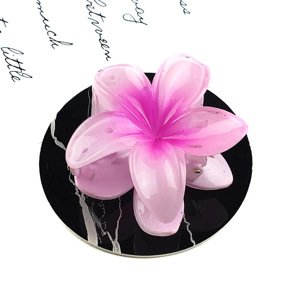 Fairy Style Flower Synthetic Resin Stoving Varnish Hair Claws