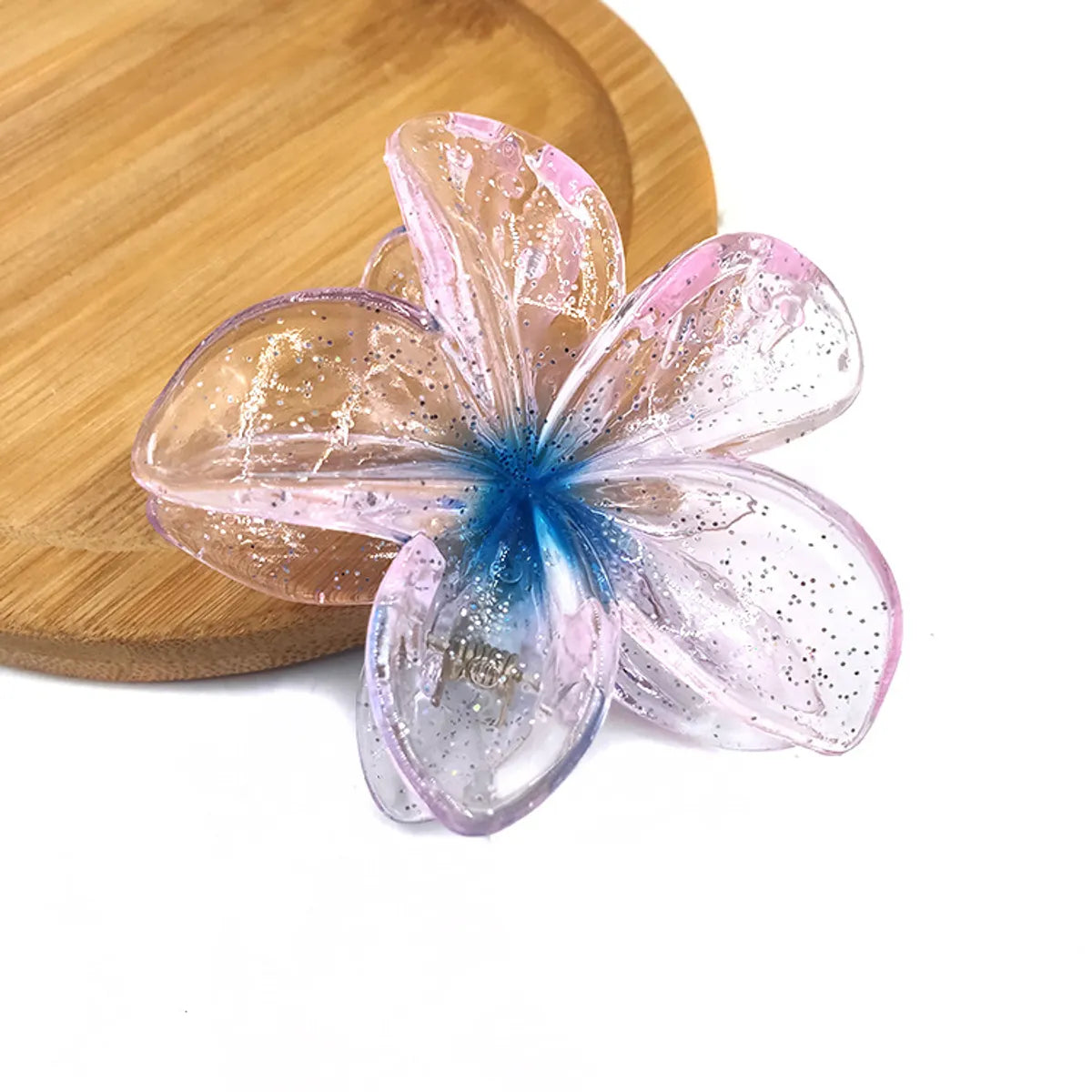 Fairy Style Flower Synthetic Resin Stoving Varnish Hair Claws