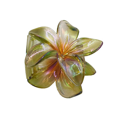 Fairy Style Flower Synthetic Resin Stoving Varnish Hair Claws