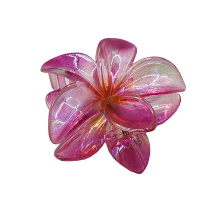 Fairy Style Flower Synthetic Resin Stoving Varnish Hair Claws