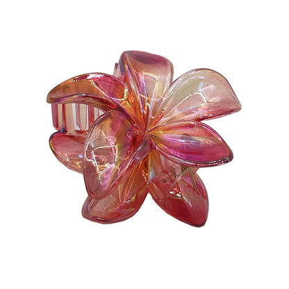 Fairy Style Flower Synthetic Resin Stoving Varnish Hair Claws