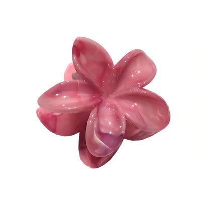 Fairy Style Flower Synthetic Resin Stoving Varnish Hair Claws